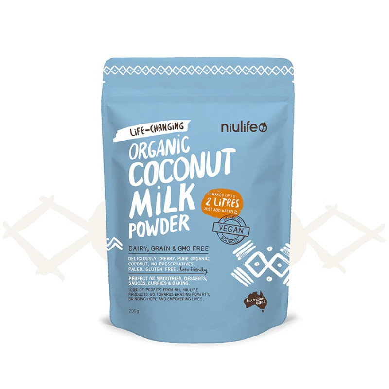 Organic Coconut Milk Powder 200g by NIULIFE
